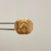 Anillo Troquel Herradura Oro amarillo 18k / Talla 9 1/2 / 3,65 Gr / 5,7 mm