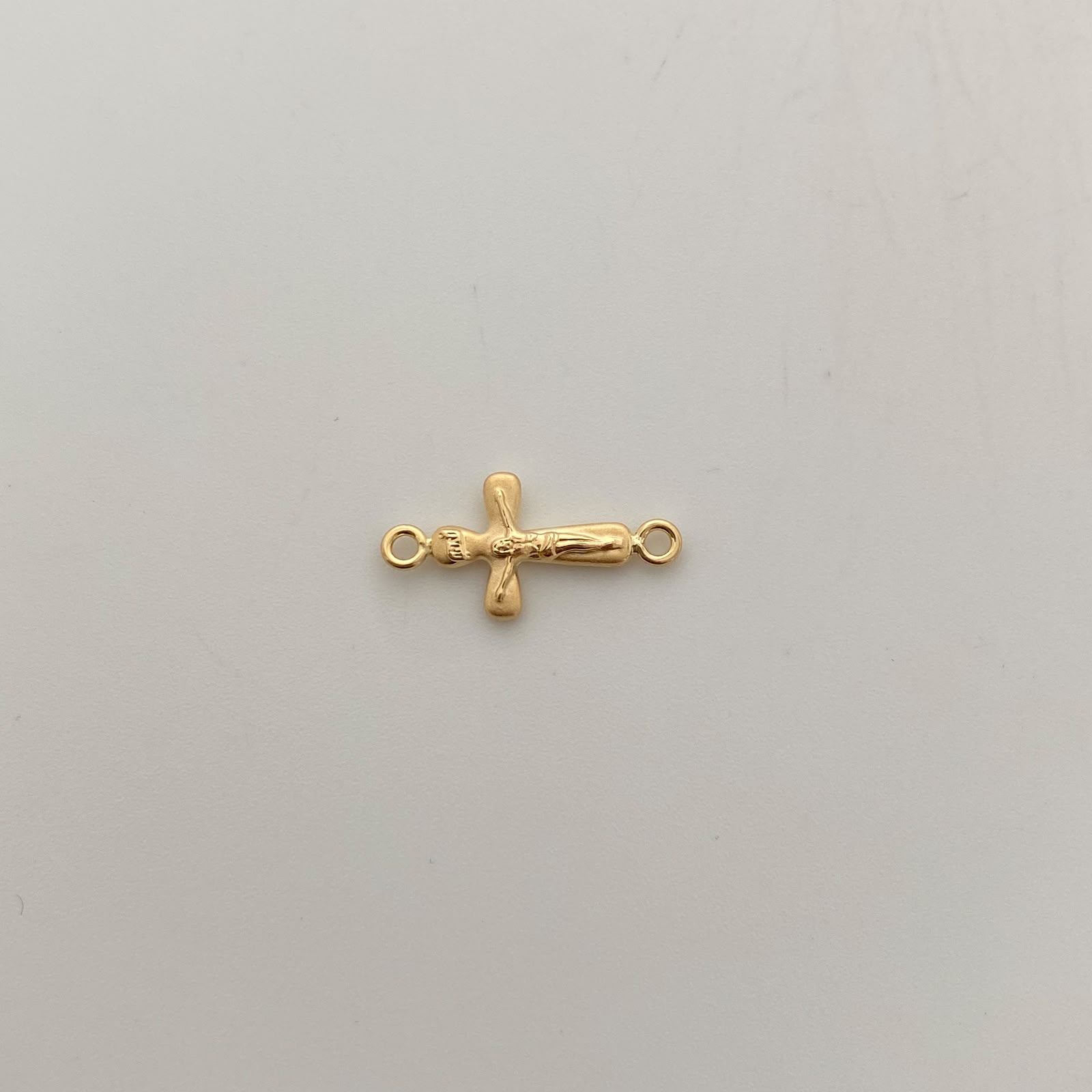 Herraje Cruz Cristo Oro amarillo 18k 0,4 Gr / 2 Cm