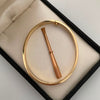 Aro It Sello Oro amarillo 18k +4 / 7,45 Gr / 6,1 mm / 19,5 Cm