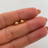 Topos Bola Lisa 5mm Oro amarillo 18k 0,55 Gr