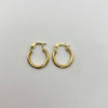 Candonga entorchado lineal Oro amarillo 1 Gr / 1,5 Cm