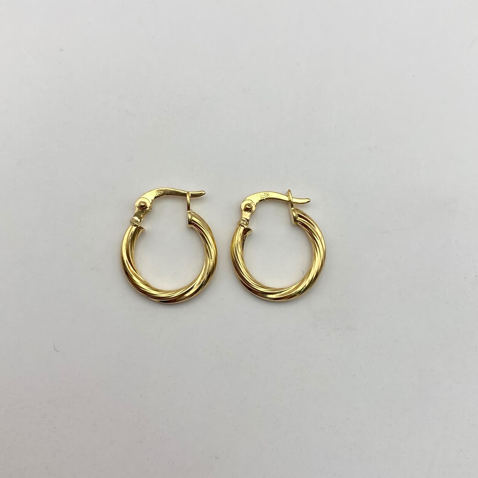 Candonga entorchado lineal Oro amarillo 1 Gr / 1,5 Cm