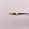 Topos Tortuga lisa Oro amarillo 18k 0,55 Gr / 8,1 mm
