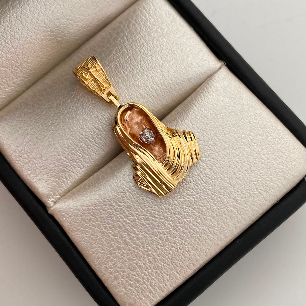Dije Jesus Silueta Tres oros 18k 3,5 Gr / 13,8 mm / 2,7 Cm