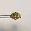 Anillo Aguila Oro amarillo y Oro blanco 18k / Talla 12 / 3,8 Gr / 4,2 mm