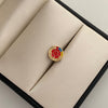 Herraje Balon Oro amarillo 18k 0,4 Gr / 1 Cm