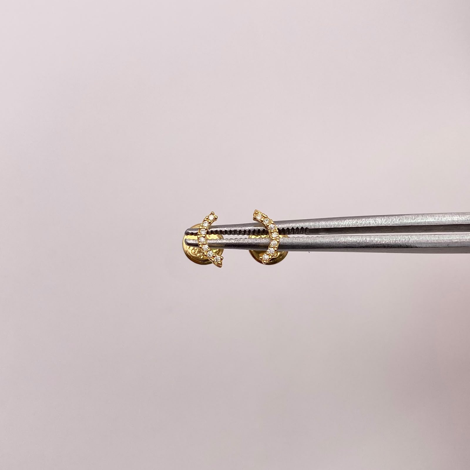 Topos Fila de circones Oro amarillo 18k 0,5 Gr / 3,0 mm