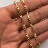 Cadena Rustica Oro amarillo 18k 4,80 Gr / 3,7 mm / 42 Cm Broche 0,40