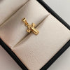 Dije Cruz Cristo Oro amarillo 18k 0,4 Gr / 8,8 mm / 1,7 Cm