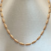 Cadena Rustica Barriles Oro rosa 6,55 Gr / 3,0 mm / 60 Cm Broche 0,40