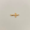 Herraje Cruz Cristo Oro amarillo 18k 0,45 Gr / 2,1 Cm