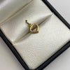 Dije Corazon Silueta Oro amarillo 18k 0,4 Gr / 8,6 mm / 1,6 Cm