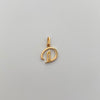 Dije Letra D Casting Oro amarillo 18k 1,1 Gr / 11,4 mm / 1,8 Cm