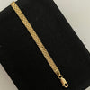 pulso it chino doble carril Oro amarillo 18k +1 / 2,85 gr / 4,5 mm / 19,5 cm