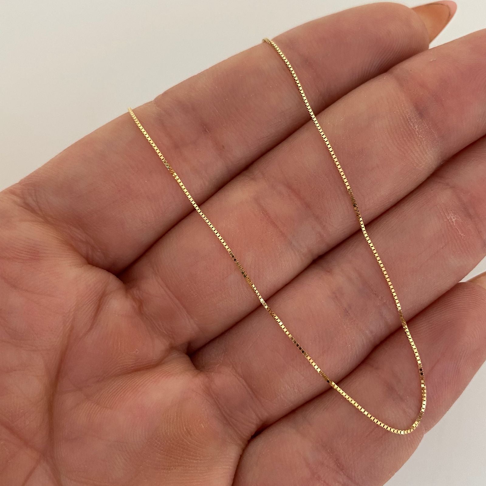 Cadena It veneciana  Oro amarillo 18k +1 / 0,95 Gr / 0,1 mm / 45 Cm