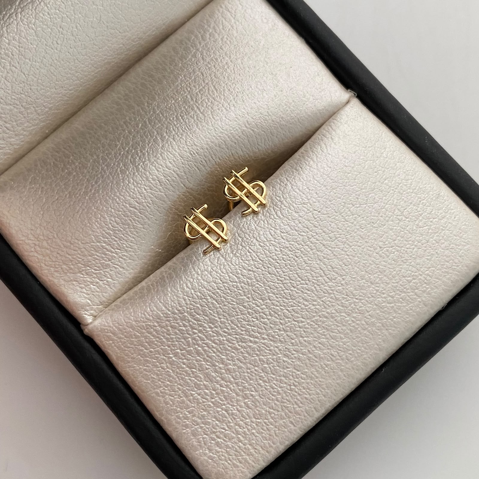 Topos Signo de Pesos Oro amarillo 18k 0,55 Gr / 4,5 mm