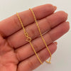 Cadena It Mini Lazo Oro amarillo 18k +1 / 0,95 Gr / 1,2 mm / 50 Cm