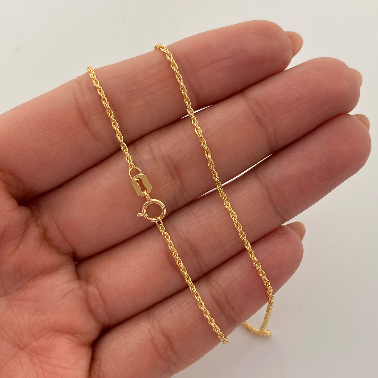 Cadena It Mini Lazo Oro amarillo 18k +1 / 1 Gr / 1,2 mm / 50 Cm
