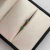 Topos Esmeralda Oro amarillo 18k 0,5 Gr / 3,1 mm