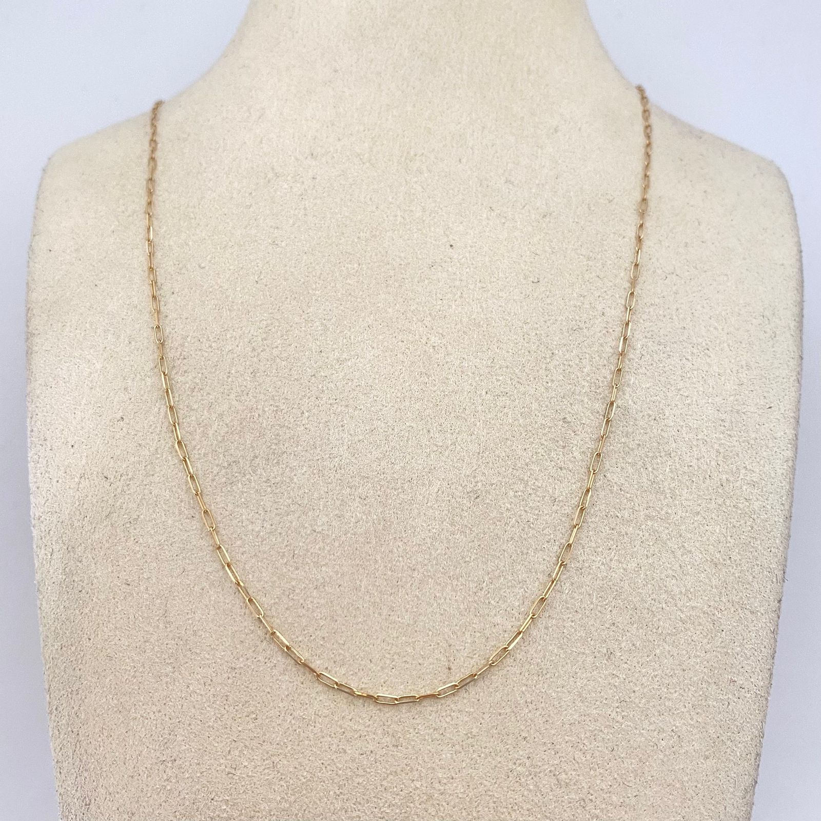 Cadena It mini cajon Oro amarillo 18k +1 / 1,2 Gr / 1,1 mm / 45 Cm