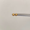 Topos Bola Diamantada 4mm Oro amarillo 18k 0,5 Gr