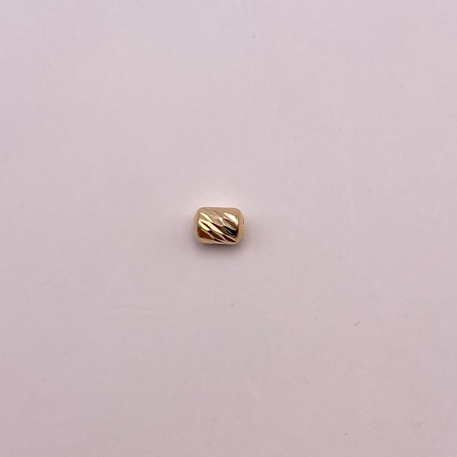 Herraje Cilindro diamantado Oro amarillo 18k 0,21 Gr / 5 Cm