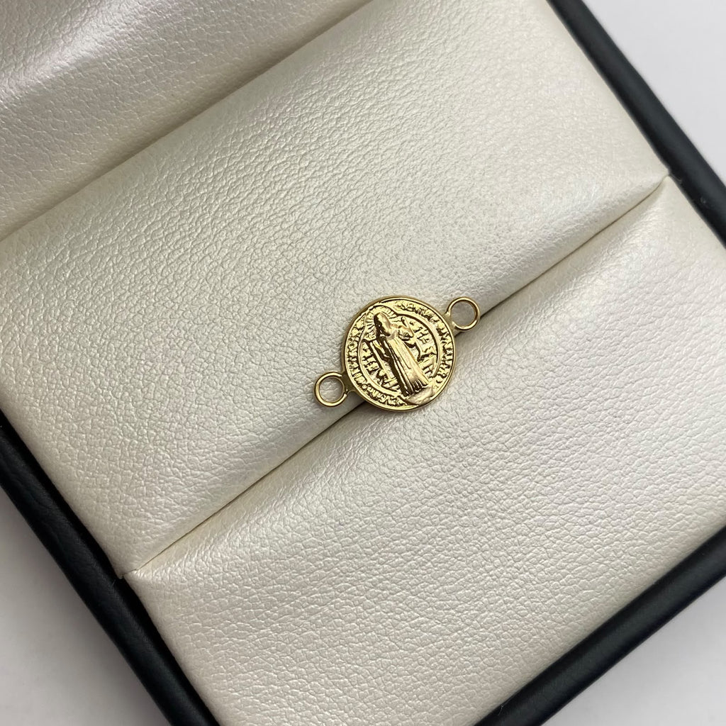 Herraje san benito Oro amarillo 18k 0,4 Gr / 1,8 Cm