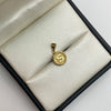 Dije Letra S diamantada Oro amarillo 18k 0,6 Gr / 10,3 mm / 1,7 Cm