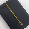 Tobillera It Escalera Oro amarillo 18k 2,35 Gr / 2,3 mm / 25 Cm