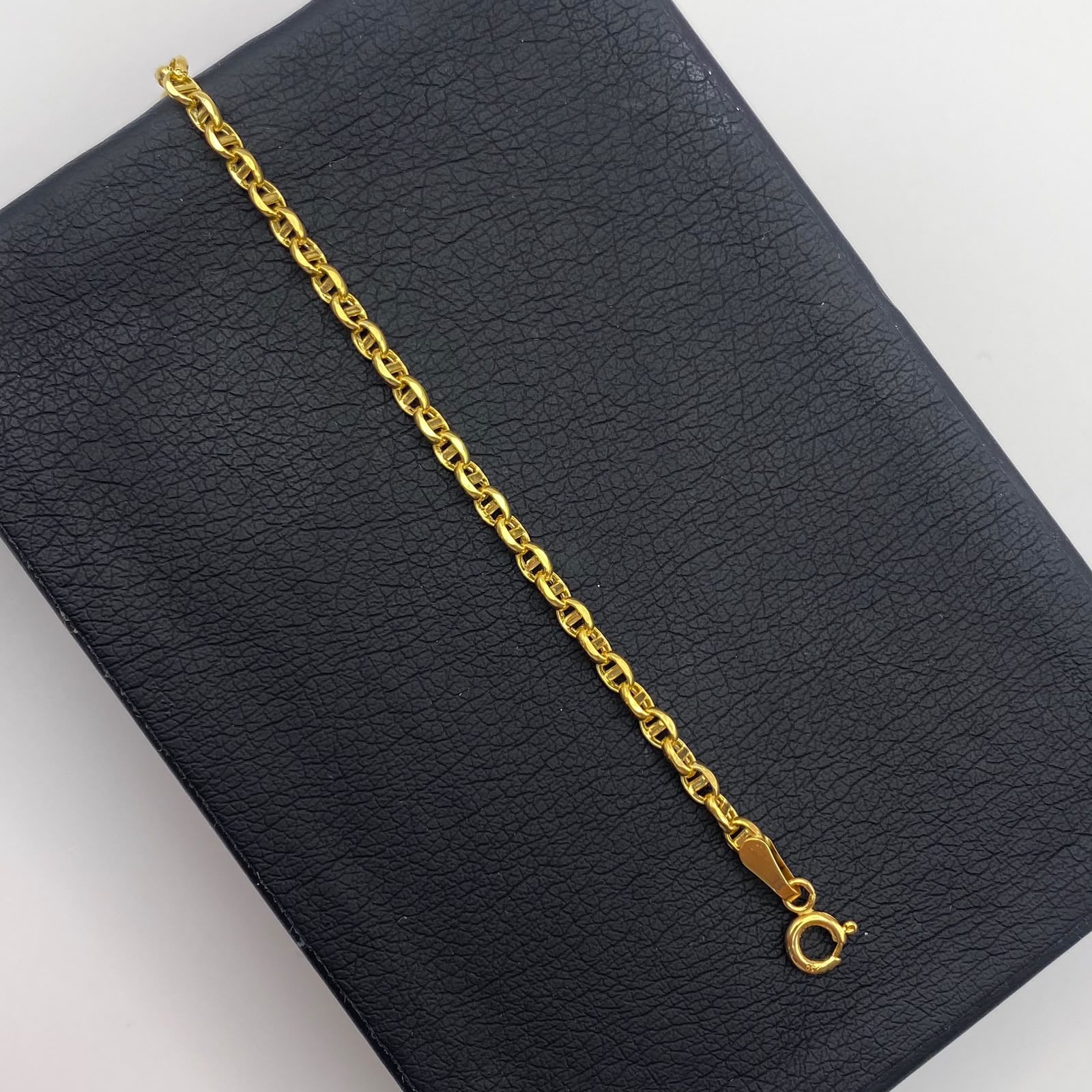 Tobillera It Escalera Oro amarillo 18k 2,35 Gr / 2,3 mm / 25 Cm