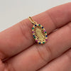 Dije Virgen de Guadalupe Multicolor Oro amarillo 18k 1,2 Gr / 9,3 mm / 2,1 Cm