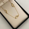Pulso It Mini Rollon dije corazon Silueta Oro amarillo 18k +4 / 2,85 Gr / 0,9 mm / 19,5 Cm