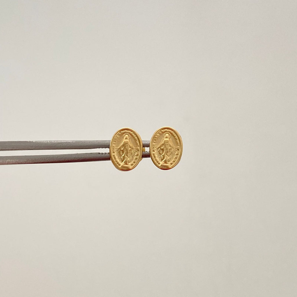 Topos Virgen Milagrosa Oro amarillo 18k 0,65 Gr / 6,2 mm