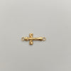 Herraje Cruz Cristo Oro amarillo 18k 0,45 Gr / 2,2 Cm
