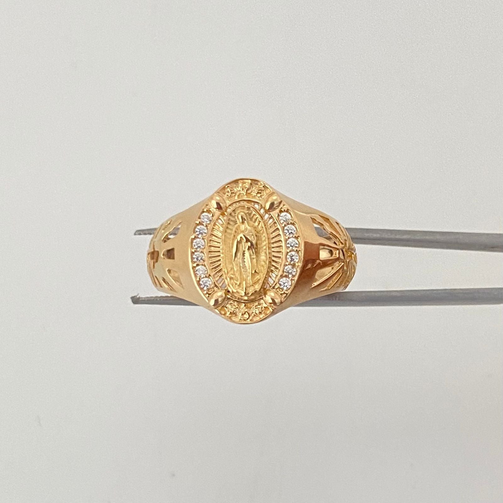 Anillo virgen guadalupe rededor casting / Talla 10 1/2 / 7 Gr