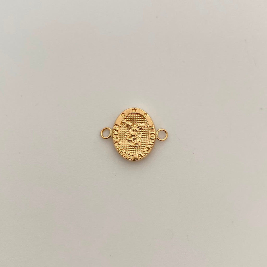 Herraje San Migue Arcangel Oro amarillo 18k 0,7 Gr / 1,8 Cm