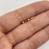 Topos Balin diamantada Oro amarillo 18k 0,45 Gr / 3 mm