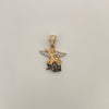 Dije San Miguel Arcangel Silueta Oro amarillo 18k 3,3 Gr / 19,7 mm / 2,5 Cm