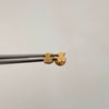 Topos Oso Th Liso Oro amarillo 18k 0,45 Gr / 4,2 mm