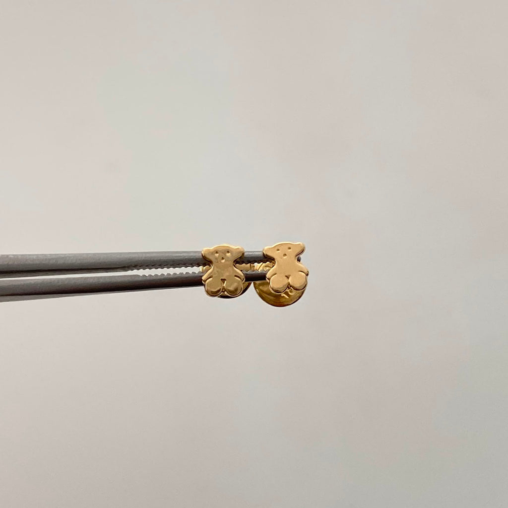 Topos Oso Th Liso Oro amarillo 18k 0,45 Gr / 4,2 mm