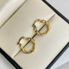 Candonga Entorchada lisa Oro amarillo 18k 1,45 Gr / 1,5 Cm