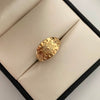 Anillo Mandala Oro amarillo 18k / Talla 6 / 1,4 Gr / 3 mm