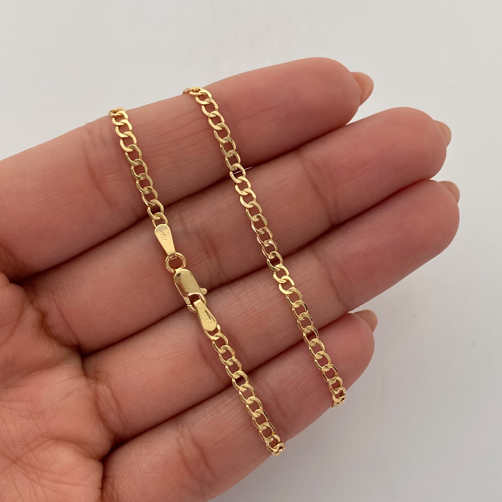 Cadena It Cubana Oro amarillo 18k 2,95 Gr / 2,8 mm / 50 Cm