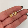 Topos Virgen de Guadalupe Casting Corazon Oro amarillo 18k 1,05 Gr / 9,7 mm