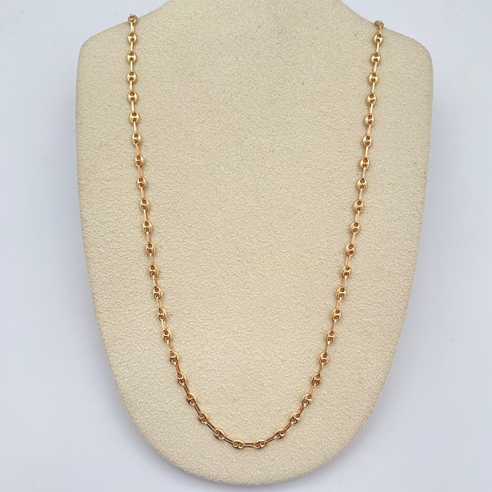 Cadena gc Oro amarillo 18k 4,75 Gr / 3,3 mm / 45 Cm Broche 0,40