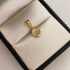Dije San Benito Oro amarillo 18k 0,4 Gr / 8,5 mm / 1,6 Cm