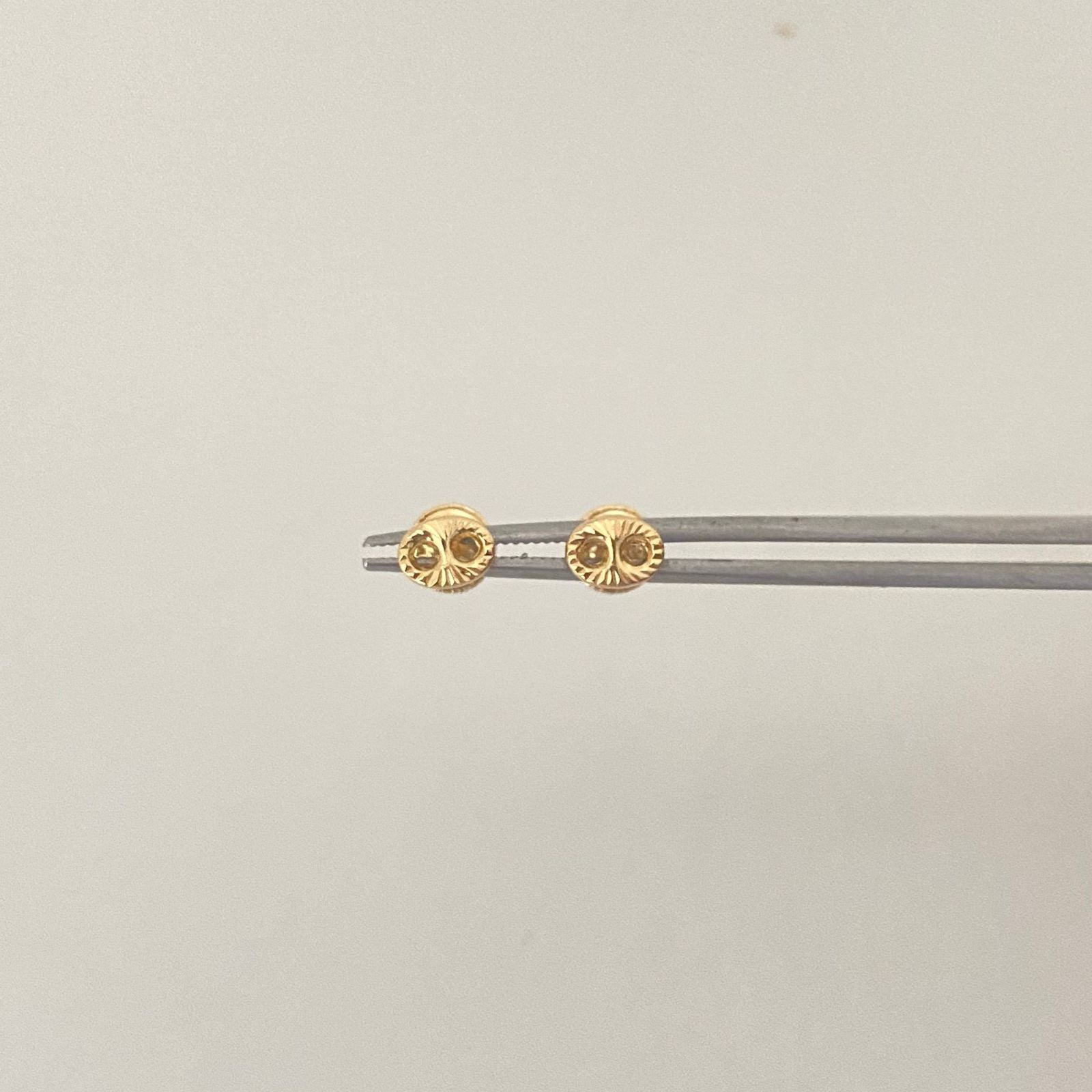 Topos Gc Diamantado Oro amarillo 18k 0,5 Gr / 4 mm