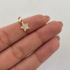 Dije Estrella Casting Oro amarillo 18k 0,6 Gr / 8,5 mm / 1,3 Cm