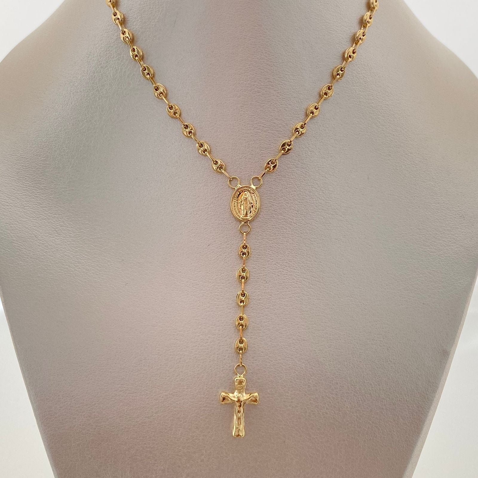 Rosario Gc Oro amarillo 18k 7,00 Gr / 3,5 mm / 56 Cm Broche 0,30