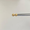 Topos Redondo Diamantado Oro amarillo 18k 0,6 Gr / 5,9 mm